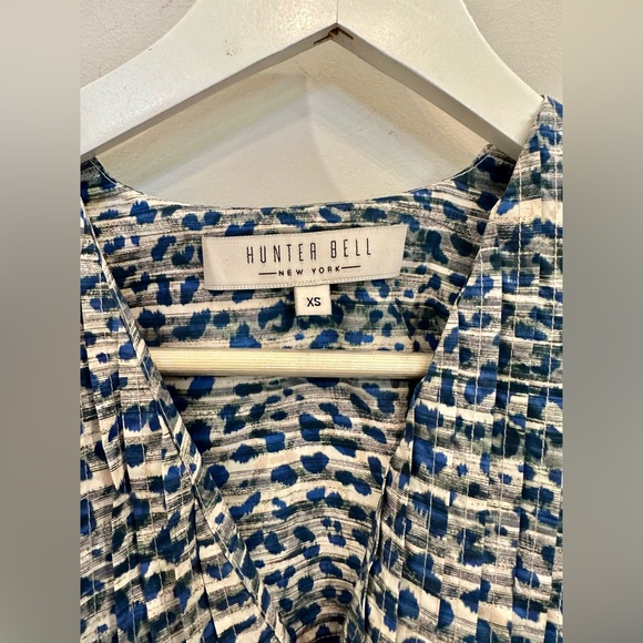 Hunter Bell Jenkins dress in Terrazzo Leopard (Blue), Size XS - Picture 4 of 9